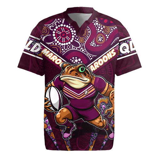 Personalised Queensland Maroons Rugby Jersey Mascot Rugby League