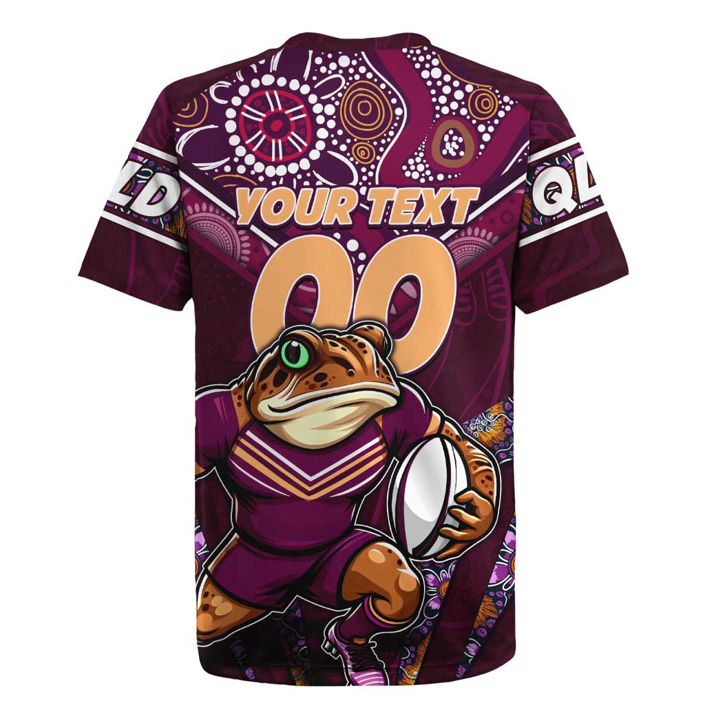 Personalised Queensland Maroons Rugby Jersey Mascot Rugby League