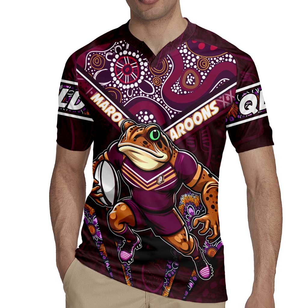 Personalised Queensland Maroons Rugby Jersey Mascot Rugby League