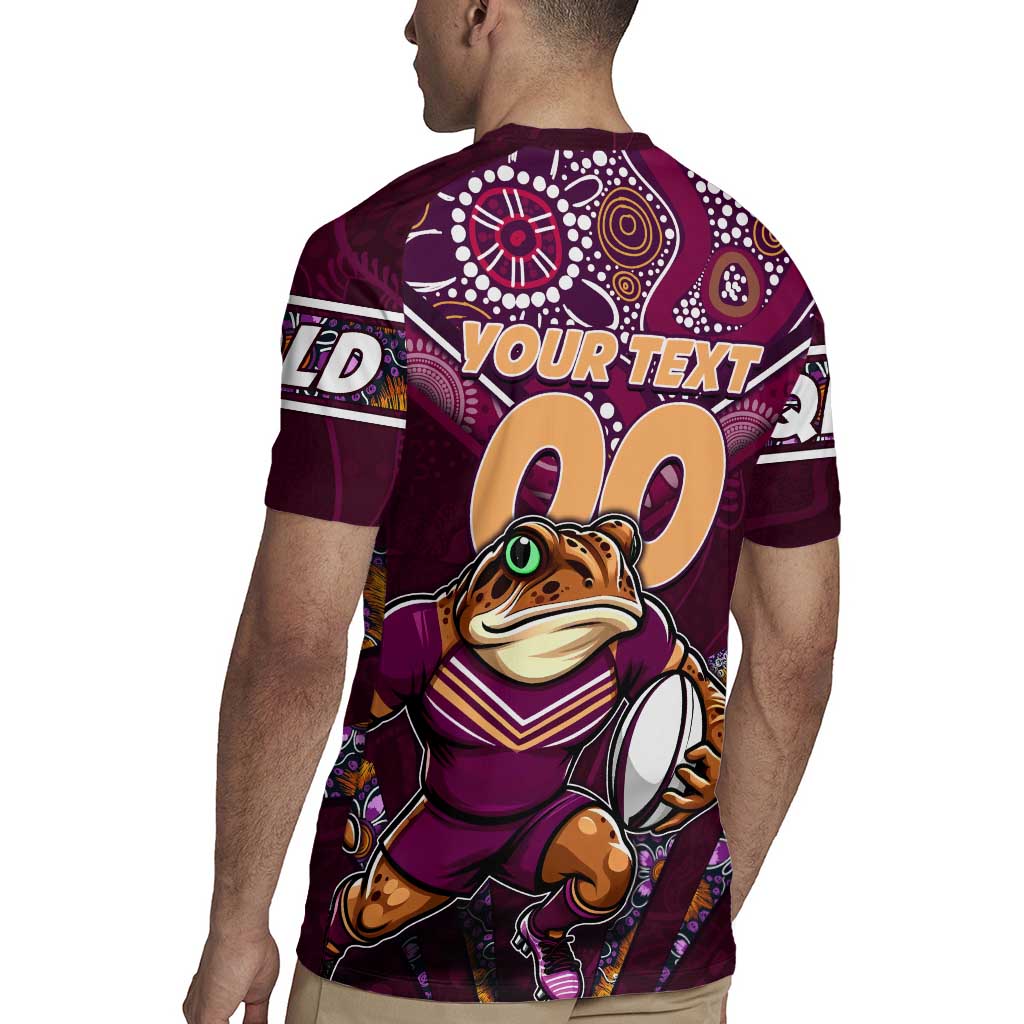 Personalised Queensland Maroons Rugby Jersey Mascot Rugby League