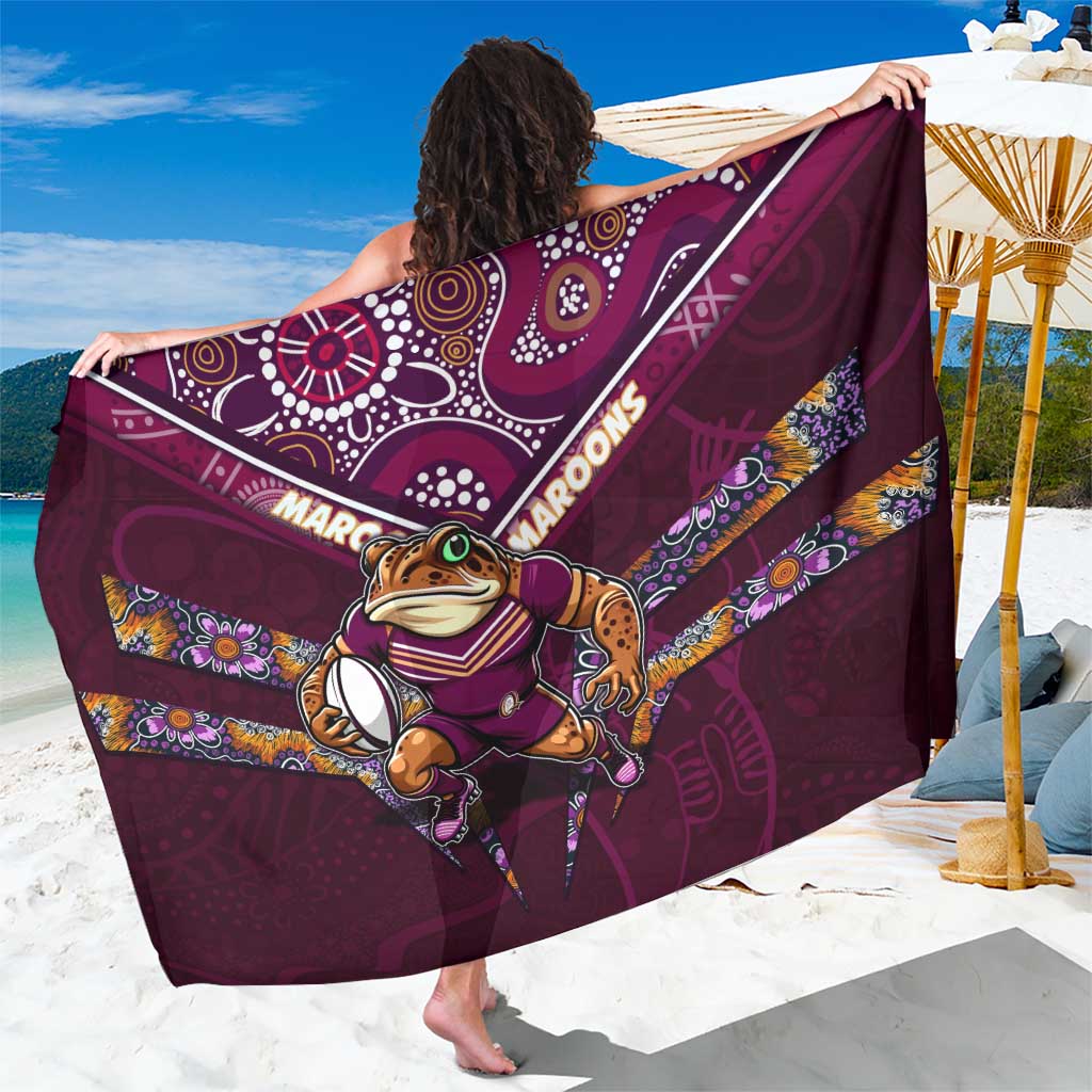 Queensland Maroons Sarong Mascot Rugby League