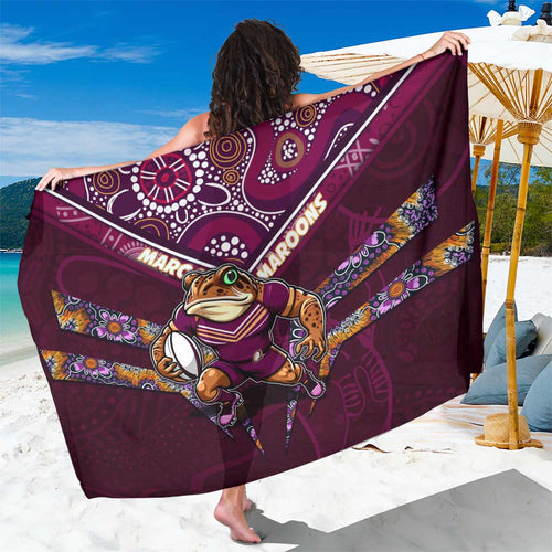 Queensland Maroons Sarong Mascot Rugby League