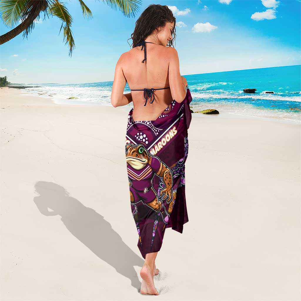 Queensland Maroons Sarong Mascot Rugby League