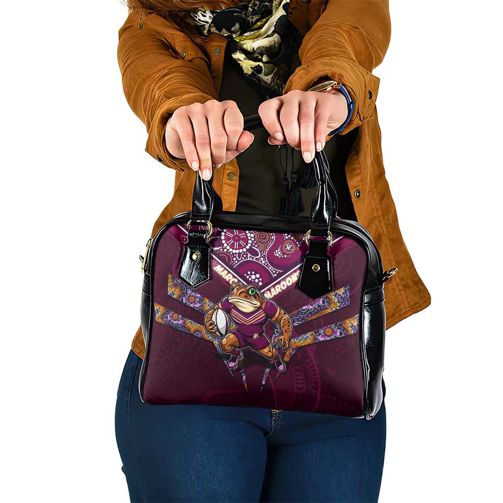 Queensland Maroons Shoulder Handbag Mascot Rugby League