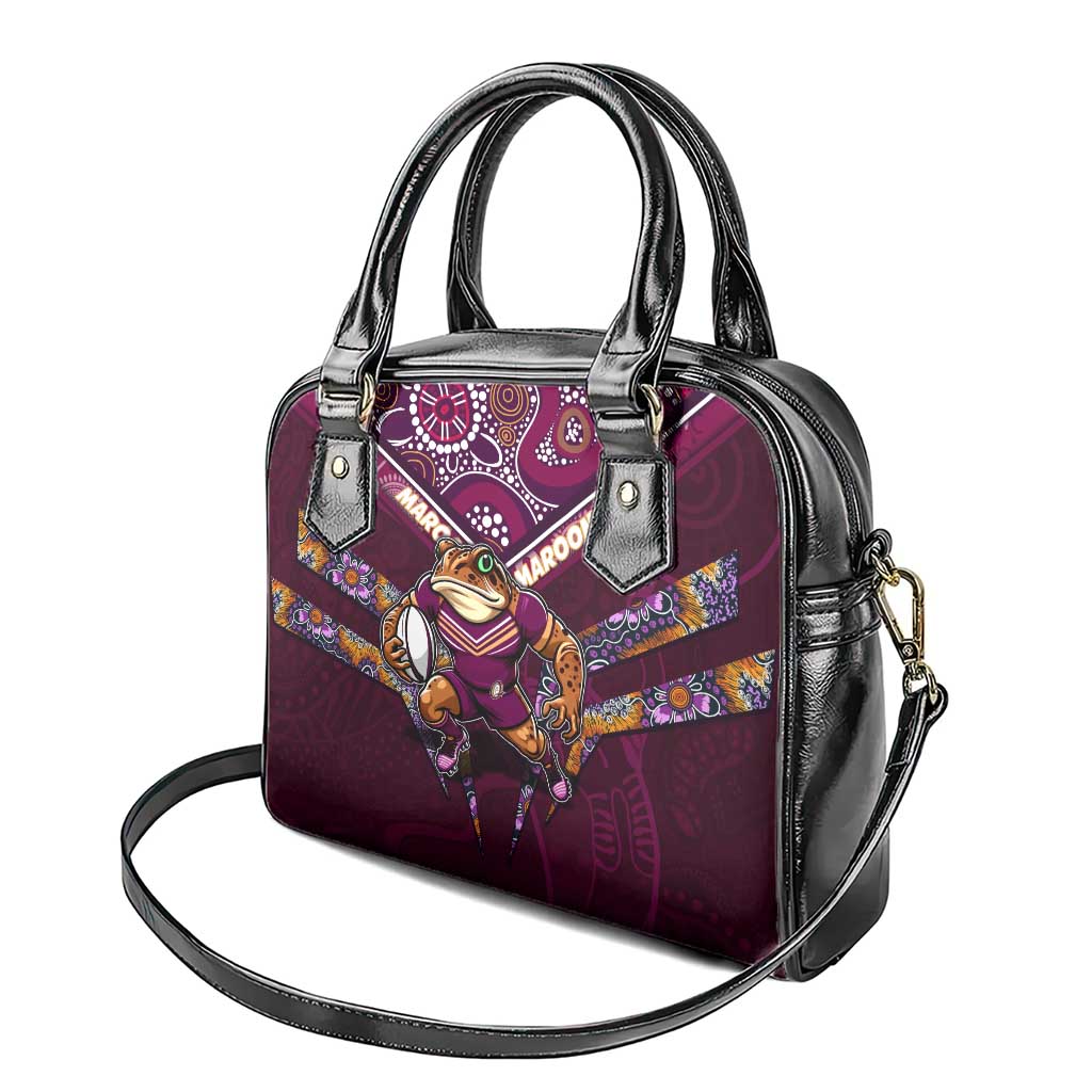 Queensland Maroons Shoulder Handbag Mascot Rugby League