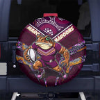 Queensland Maroons Spare Tire Cover Mascot Rugby League