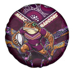 Queensland Maroons Spare Tire Cover Mascot Rugby League