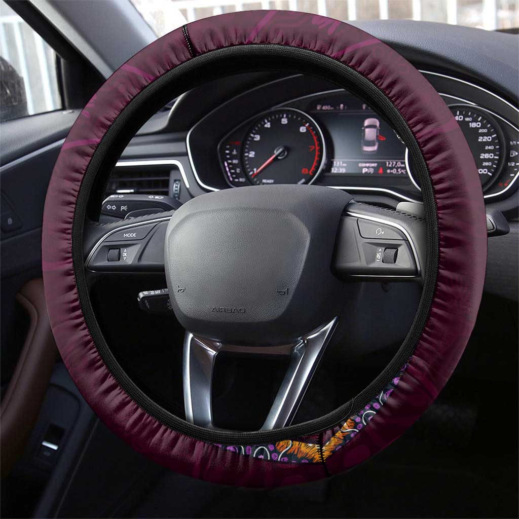 Queensland Maroons Steering Wheel Cover Mascot Rugby League