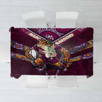 Queensland Maroons Tablecloth Mascot Rugby League