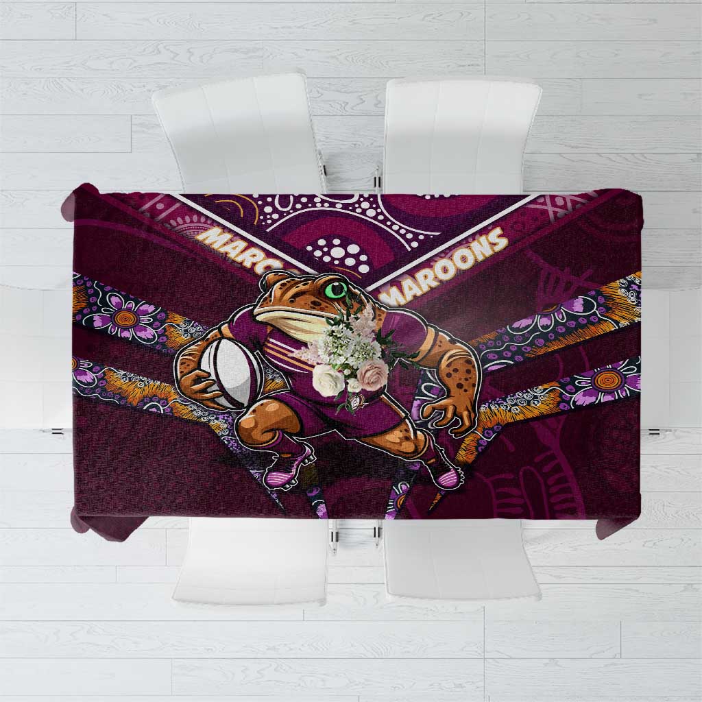 Queensland Maroons Tablecloth Mascot Rugby League