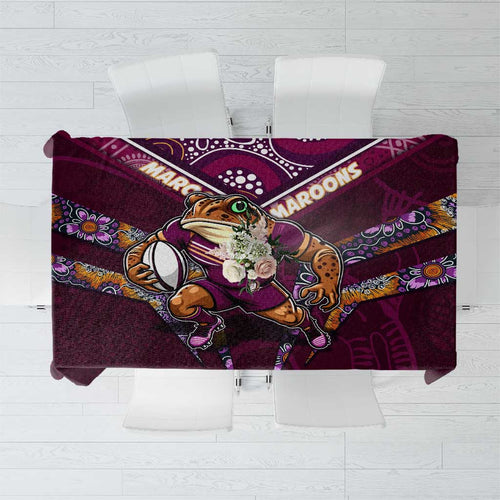 Queensland Maroons Tablecloth Mascot Rugby League