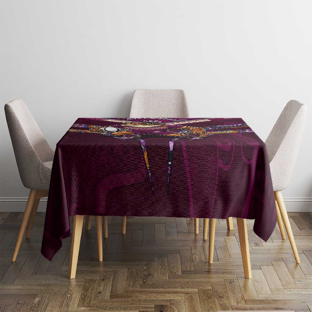 Queensland Maroons Tablecloth Mascot Rugby League