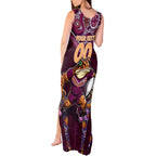 Personalised Queensland Maroons Tank Maxi Dress Mascot Rugby League