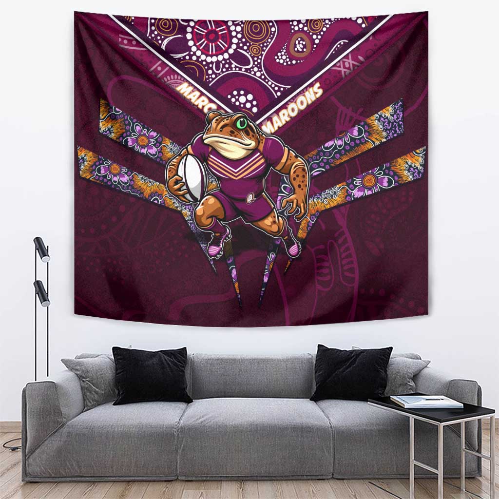 Queensland Maroons Tapestry Mascot Rugby League