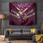 Queensland Maroons Tapestry Mascot Rugby League