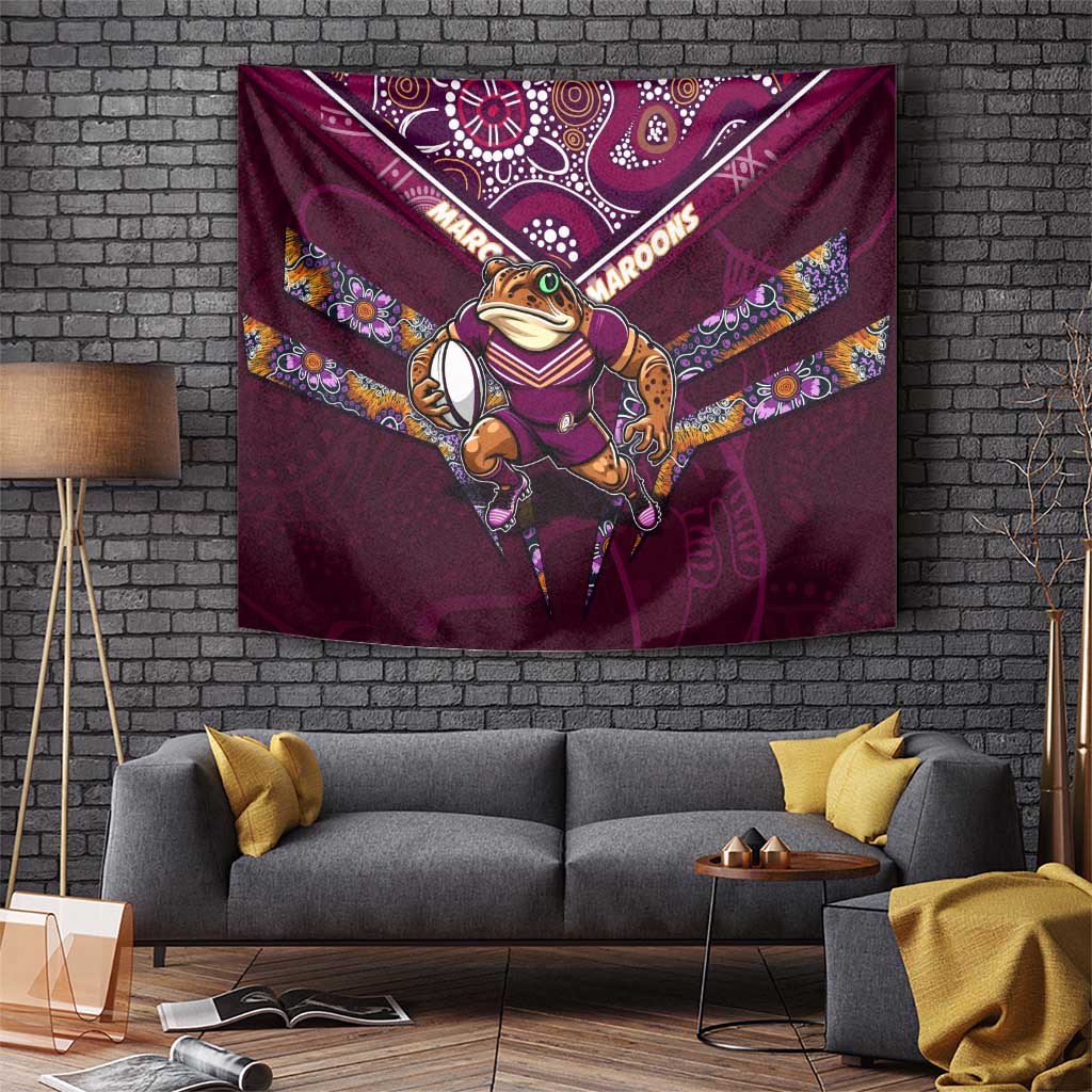 Queensland Maroons Tapestry Mascot Rugby League