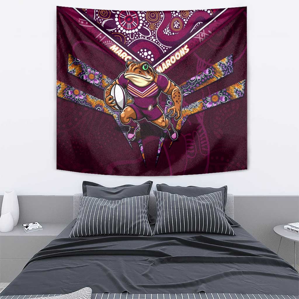 Queensland Maroons Tapestry Mascot Rugby League