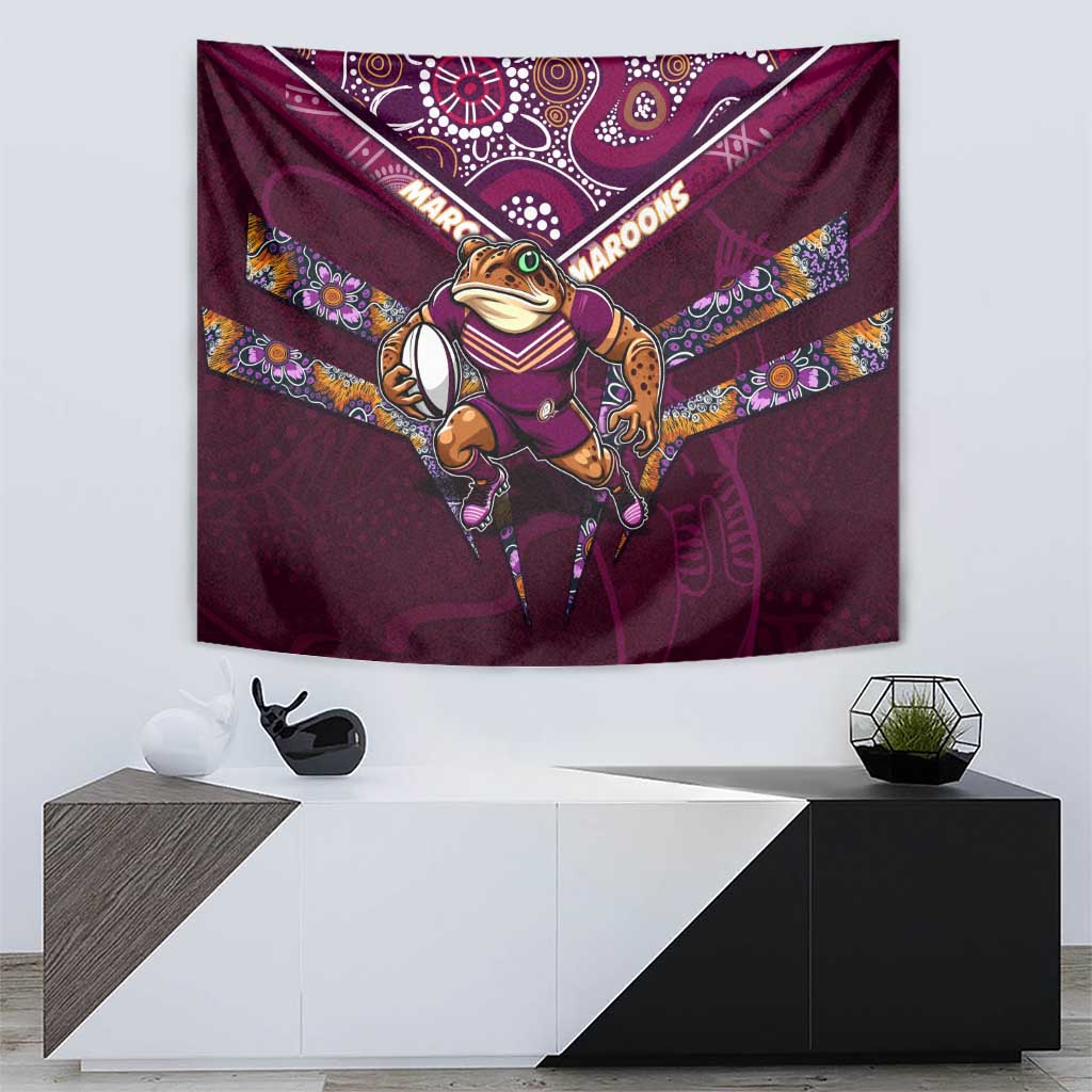Queensland Maroons Tapestry Mascot Rugby League