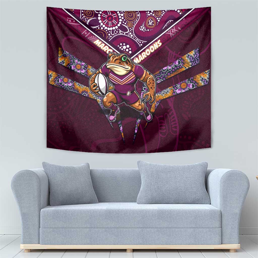 Queensland Maroons Tapestry Mascot Rugby League