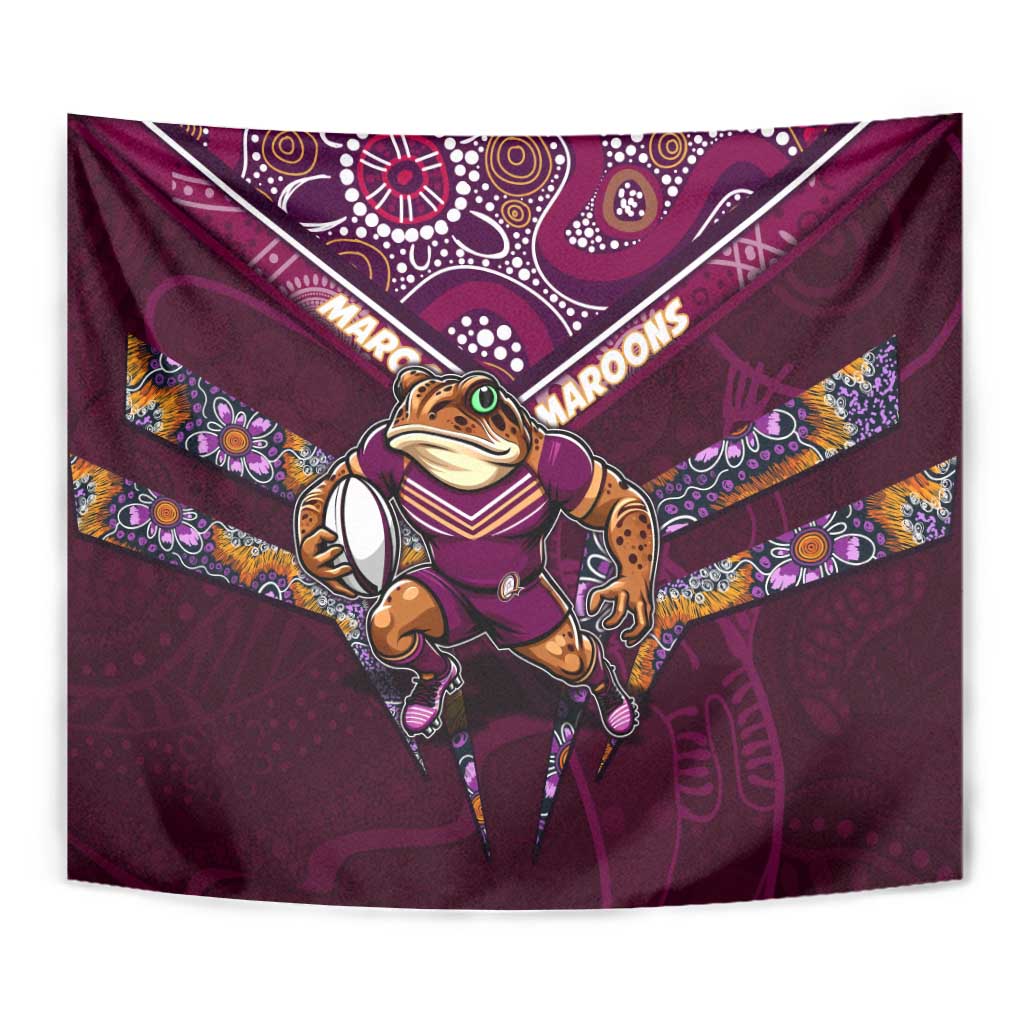 Queensland Maroons Tapestry Mascot Rugby League