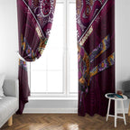 Queensland Maroons Window Curtain Mascot Rugby League