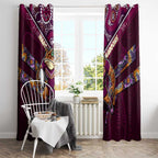 Queensland Maroons Window Curtain Mascot Rugby League