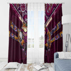 Queensland Maroons Window Curtain Mascot Rugby League