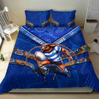 NSW Blues Bedding Set Mascot Rugby League