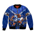 Personalised NSW Blues Bomber Jacket Mascot Rugby League