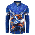 Personalised NSW Blues Button Sweatshirt Mascot Rugby League