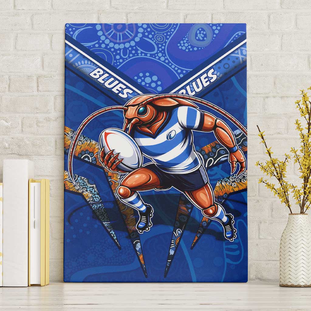 NSW Blues Canvas Wall Art Mascot Rugby League