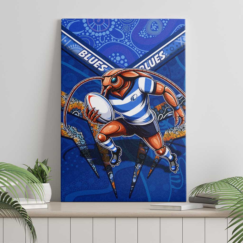 NSW Blues Canvas Wall Art Mascot Rugby League
