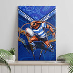 NSW Blues Canvas Wall Art Mascot Rugby League