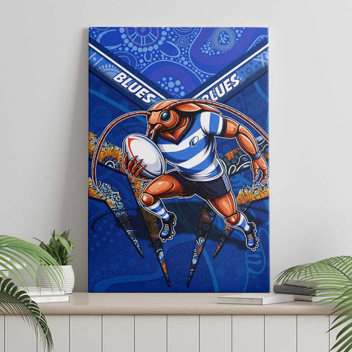 NSW Blues Canvas Wall Art Mascot Rugby League