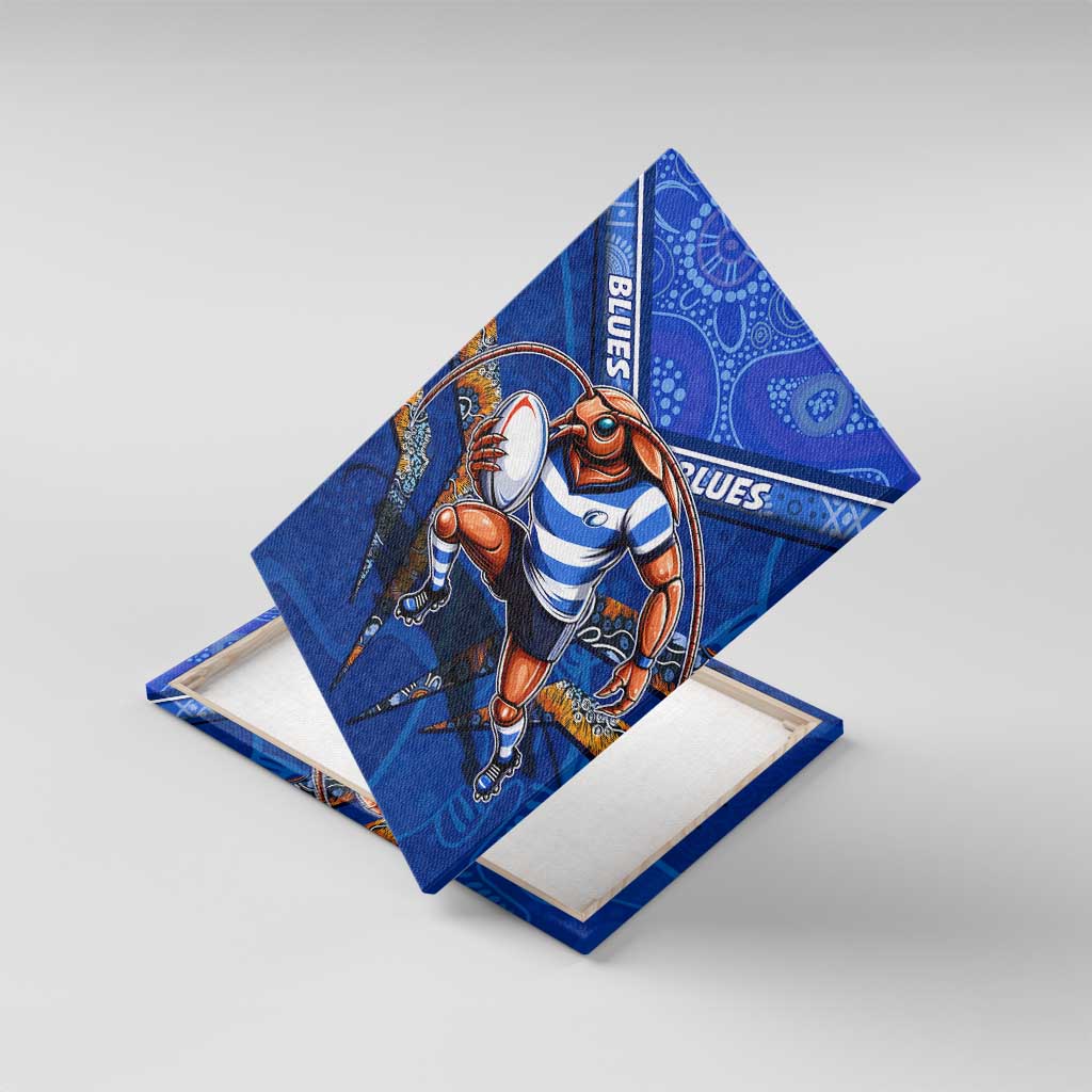 NSW Blues Canvas Wall Art Mascot Rugby League