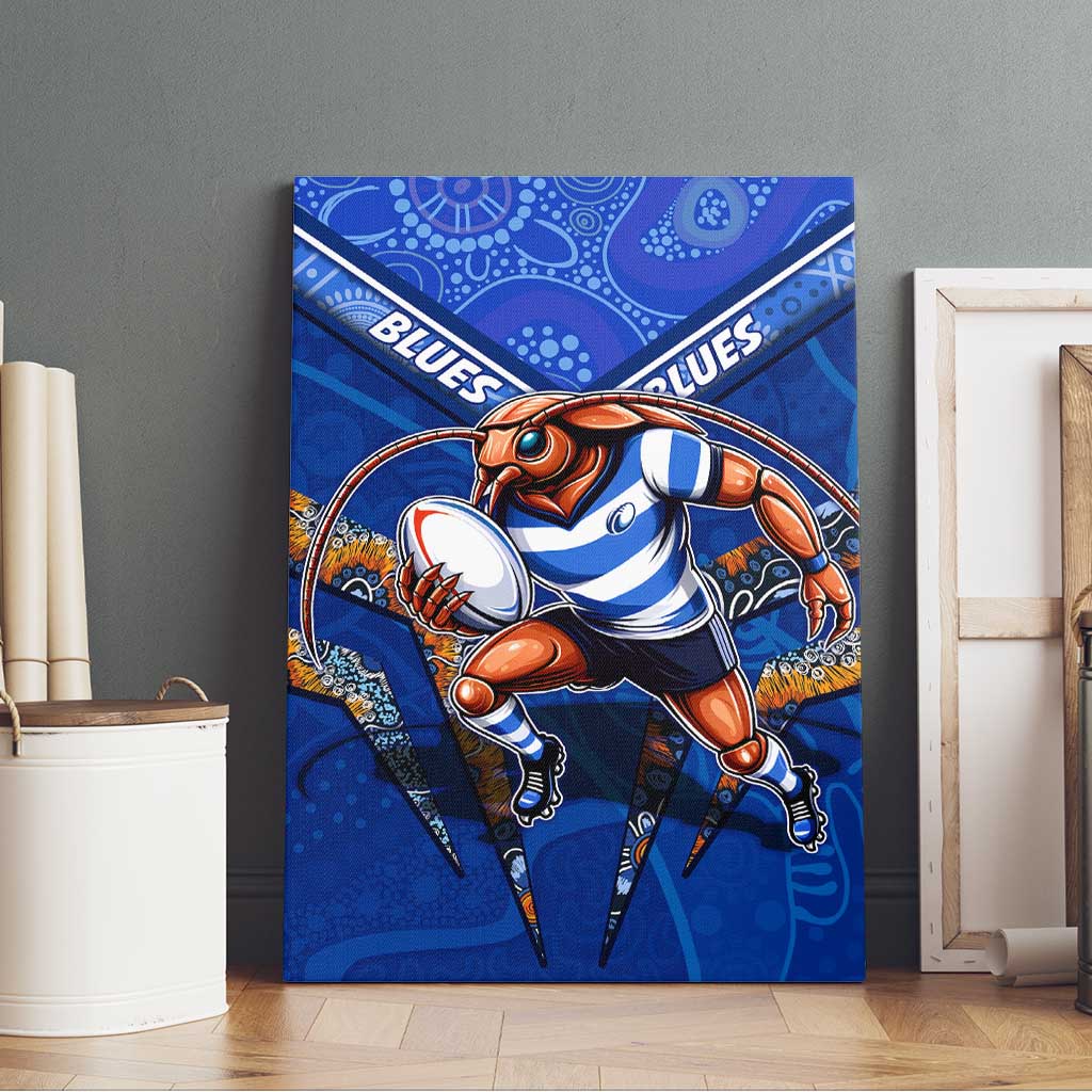 NSW Blues Canvas Wall Art Mascot Rugby League