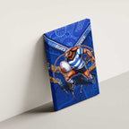NSW Blues Canvas Wall Art Mascot Rugby League
