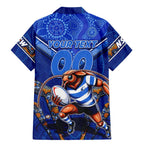 Personalised NSW Blues Family Matching Mermaid Dress and Hawaiian Shirt Mascot Rugby League