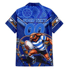 Personalised NSW Blues Family Matching Puletasi and Hawaiian Shirt Mascot Rugby League