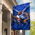 NSW Blues Garden Flag Mascot Rugby League