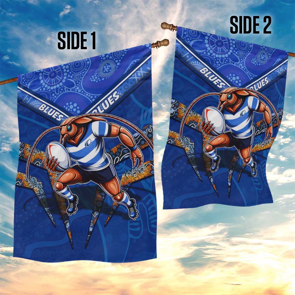 NSW Blues Garden Flag Mascot Rugby League