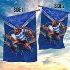 NSW Blues Garden Flag Mascot Rugby League
