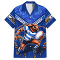 Personalised NSW Blues Hawaiian Shirt Mascot Rugby League