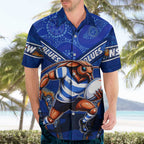 Personalised NSW Blues Hawaiian Shirt Mascot Rugby League
