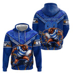 Personalised NSW Blues Hoodie Mascot Rugby League
