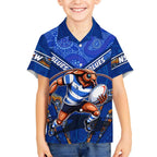 Personalised NSW Blues Kid Hawaiian Shirt Mascot Rugby League