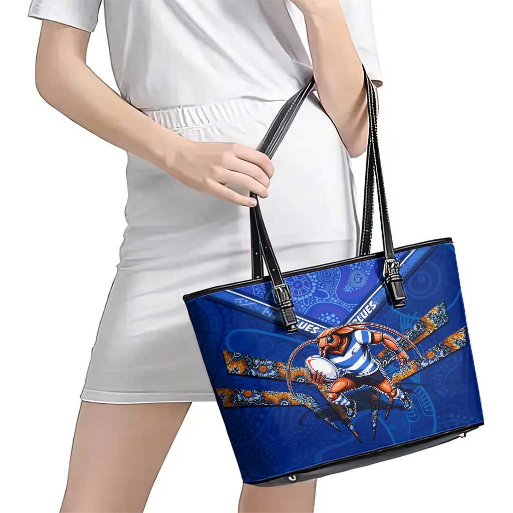 NSW Blues Leather Tote Bag Mascot Rugby League