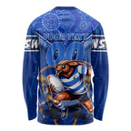 Personalised NSW Blues Long Sleeve Shirt Mascot Rugby League