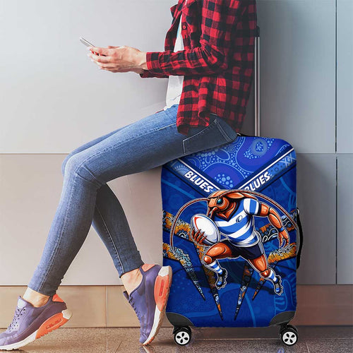 NSW Blues Luggage Cover Mascot Rugby League