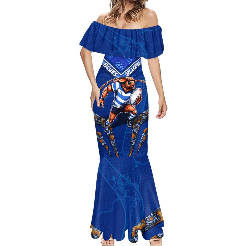 Personalised NSW Blues Mermaid Dress Mascot Rugby League